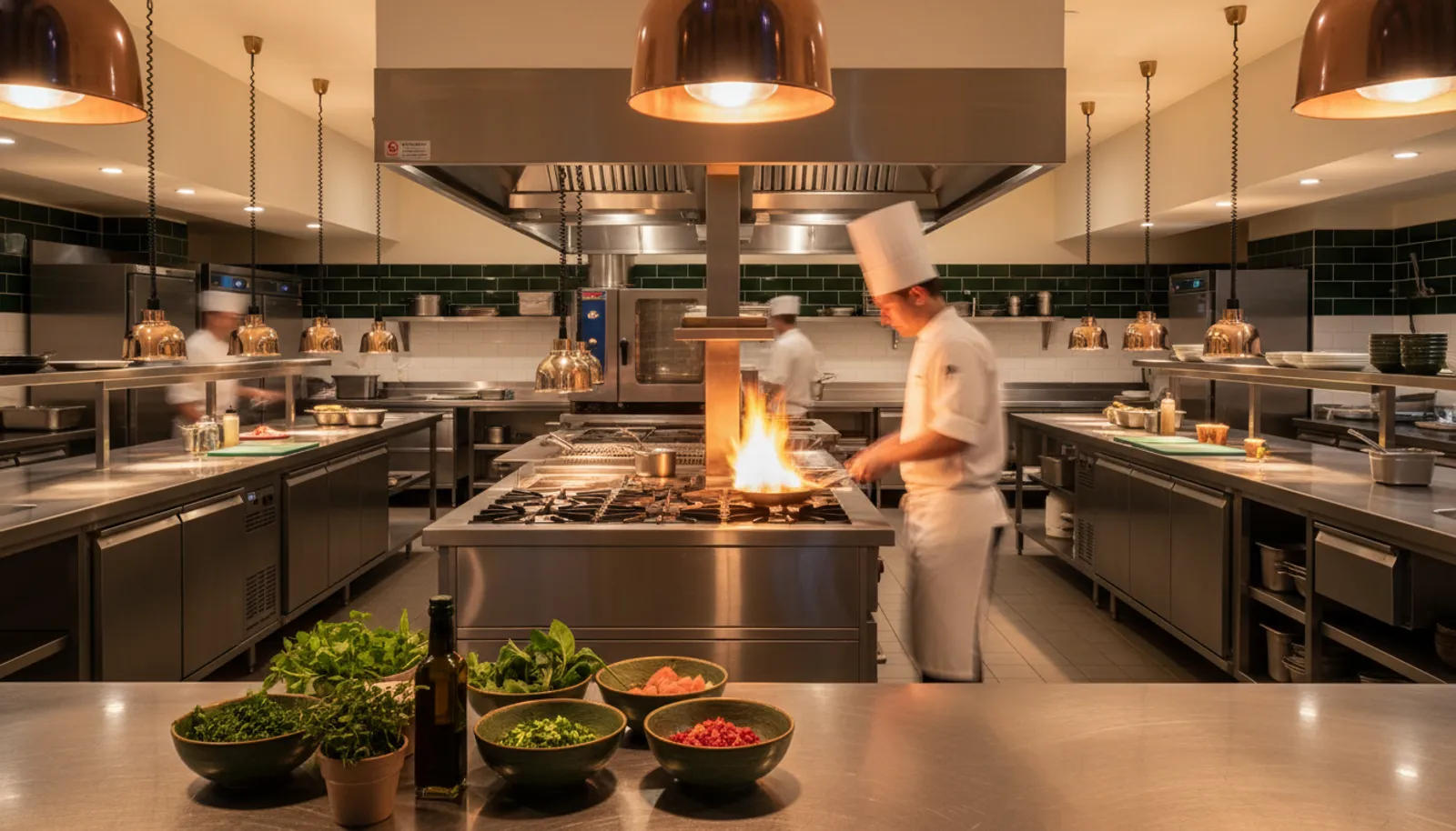Professional kitchen